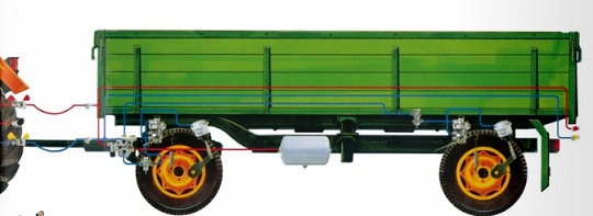 Vzduchové brzdy pro traktory - hlavy spojky pro tažná vozidla a přívěsy